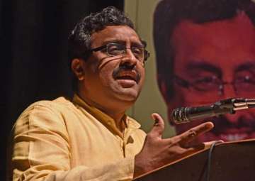 File pic of BJP leader and its Kashmir in-charge Ram Madhav