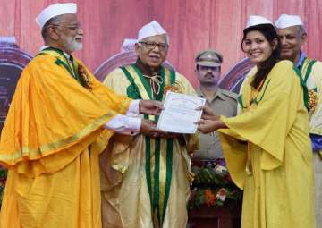 Ram Naik during 39th convocation ceremony at Mahatma Gandhi Kashi Vidyapeeth