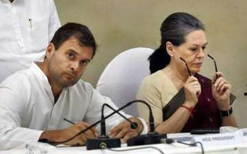 Congress vice president Rahul Gandhi with mother Sonia
