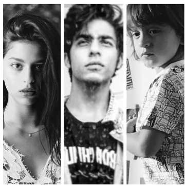 Shah Rukh Khan shares picture of his kids Suhana, Aryan and AbRam