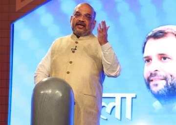 BJP president Amit Shah at India TV's Chunav Manch conclave 