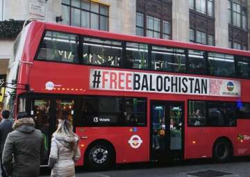 ‘Free Balochistan’ ads appear on London buses 