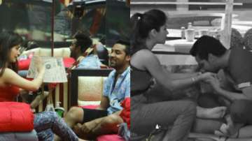 Bandgi Kalra and Puneesh Sharma in Bigg Boss 11