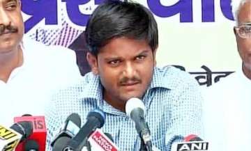 File photo of Patel quota agitation leader Hardik Patel.