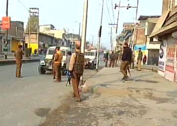 Terrorists attack security vehicle in Jammu and Kashmir's Anantnag.