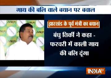 Will sacrifice black cow to mark Adivasi festival, says JVM leader Bandhu Tirkey