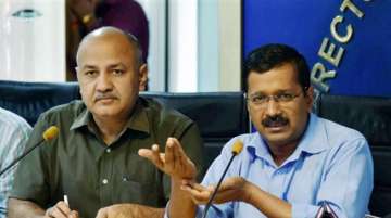 Manish Sisodia and Arvind Kejriwal