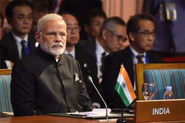 PM Modi during ASEAN-India Summit