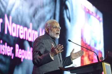 PM Modi speaking at ASEAN business forum