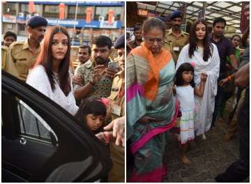 Aishwarya Rai Bachchan rings in her 44th birthday at Siddhi Vinayak temple