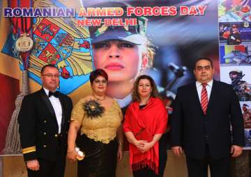 Romanian Armed Forces Day celebrations in New Delhi