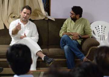 Gujarat polls: Jignesh Mevani meets Rahul Gandhi