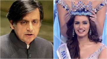 Shashi Tharoor, Manushi Chhillar