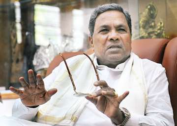 File pic of Karnataka CM Siddaramaiah