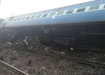 The derailment of train no. 12741 took place near Manikpur railway station in Chitrakoot district of Uttar Pradesh.