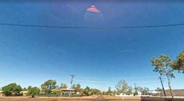 Dean Stocks claims he saw the UFO on Google Maps