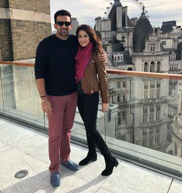 Sagarika Ghatge and Zaheer Khan