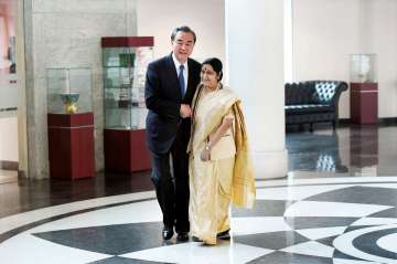 External Affairs Ministry spokesperson Raveesh Kumar said Sushma Swaraj and Wang Yi "had a positive and forward looking meeting".