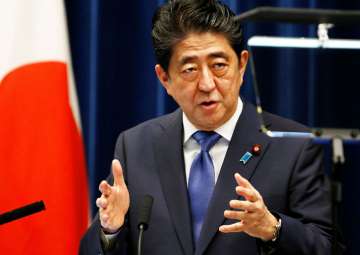 File pic - Japanese Prime Minister Shinzo Abe