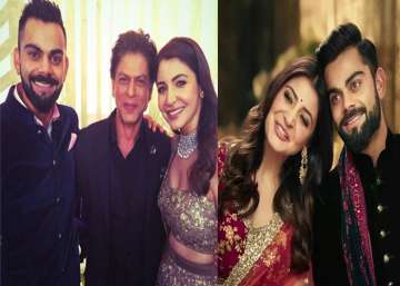 Anushka Sharma, Virat Kohli, Shah Rukh Khan