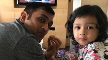 MS Dhoni's  baby wishes Christmas and Happy New Year in  this video