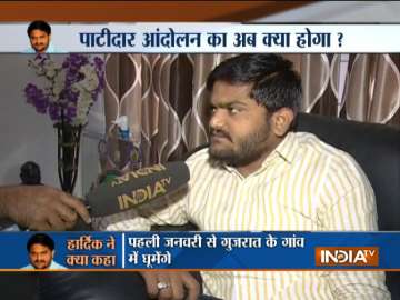 Hardik Patel on India TV