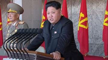 File photo of North Korea's dictator Kim Jong Un.