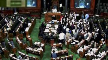 Soon after the House assembled and took up the Question Hour, Congress members trooped into the Well raising slogans demanding an apology from PM Modi.