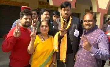 BJP candidate Meera Agarwal was declared winner after a lucky draw. 