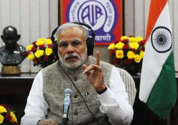 Mann ki Baat is simultaneously broadcasted on All India Radio, DD National and DD News.