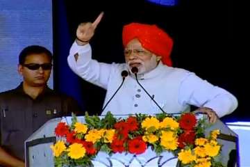 PM Modi in Gujarat: 'Congress trying to divide society, opposes BJP for the sake of it'