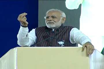 PM Modi in Gujarat LIVE: 'Congress associated with corruption, casteism, communalism'