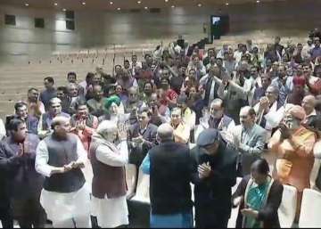 PM Narendra Modi at BJP parliamentary meet.
