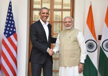 Former US President Barack Obama meets PM Narendra Modi in Delhi 