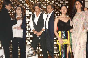 Shah Rukh Khan, Amitabh Bachchan, Katrina Kaif, Alia Bhatt, Mukesh Ambani party- India TV