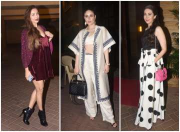 Kareena Kapoor khan Karan Johar Malaika Arora gala time at Christmas party