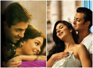 Left- Salman and Aishwarya, Right- Salman and Katrina