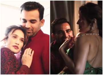 Newlyweds Sagarika Ghatge and Zaheer Khan magazine photoshoot
