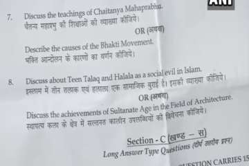 BHU question paper terms triple talaq, halala as social evils in Islam, sparks controversy