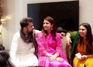 Virat and Anushka are in Delhi!