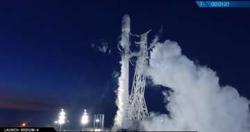 A reused SpaceX rocket carried 10 satellites into orbit from California on Friday
