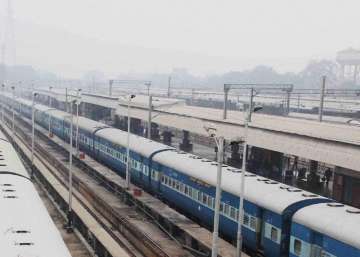 Trains have been delayed as the cold waves continue to intensify across the national capital.