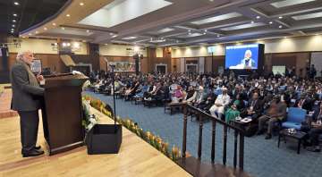 Prime Minister Narendra Modi addressing the 1st PIO Parliamentarian Conference, in New Delhi on Tuesday