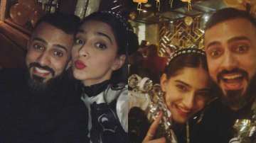 Sonam Kapoor and Anand Ahuja celebrated New Year together