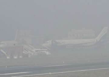 Flight operations at Delhi airport suspended due to dense fog, visibility drops below 50m