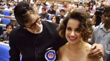 Kangana Ranaut and Amitabh Bachchan