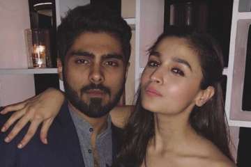 Alia Bhatt with Ali Dadarkar