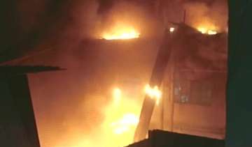 Fire breaks out at a factory in Delhi's Udyog Nagar, 27 fire tenders at the spot