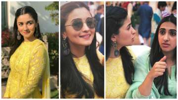 Alia Bhatt in splashing yellow