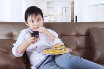 teen, junk food, TV